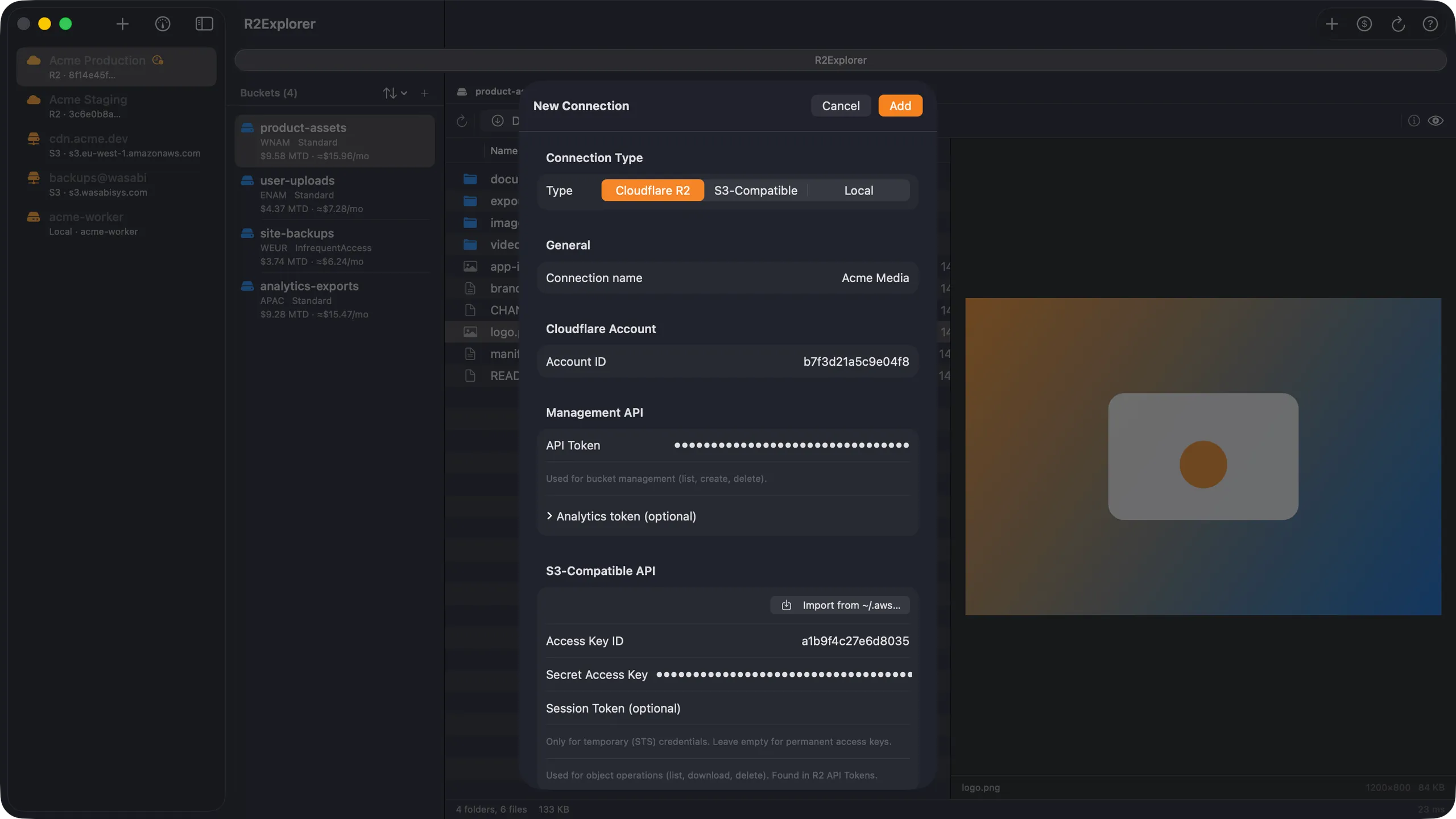 Connection Setup