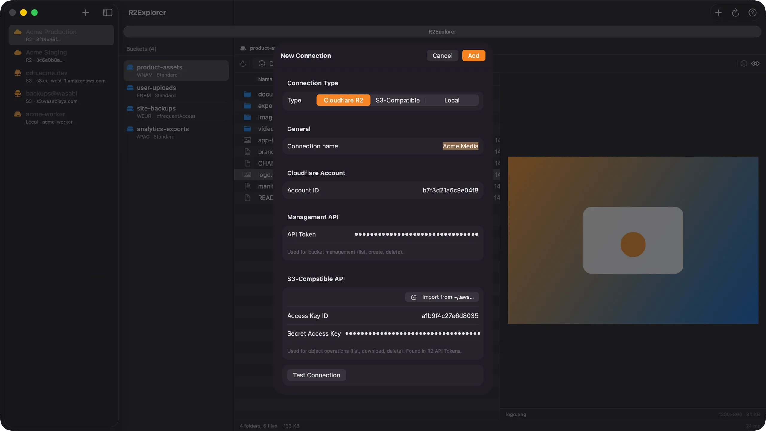 Connection Setup