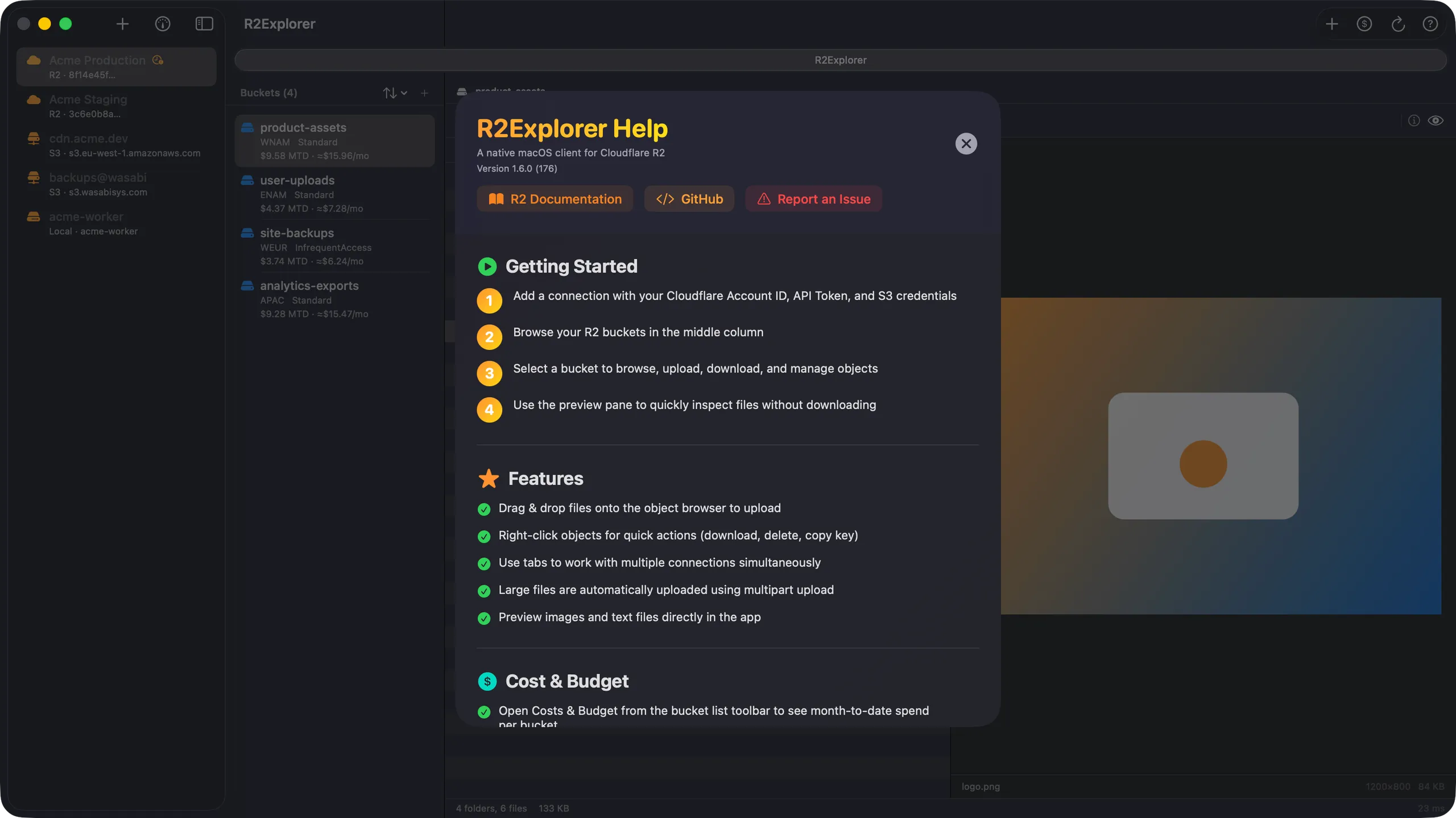 Help & Shortcuts